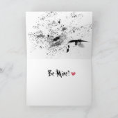 Cartoon Liebe Slug Monster Karte (Innenseite)