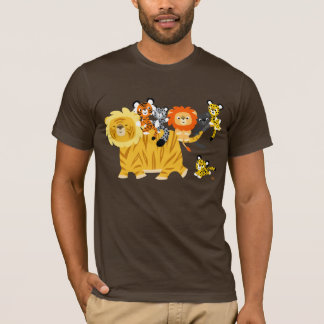 Cartoon Liger und Freunde Erwachsenen T - Shirt