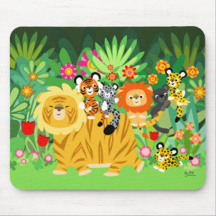 Cartoon Liger und Freunde mousepad