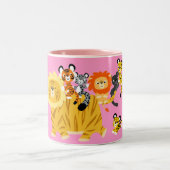 Cartoon Liger und Freunde Tasse (Mittel)
