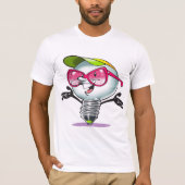 Cartoon Lightbulb Mens T - Shirt (Vorderseite)