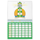 Cartoon Lighthouse Kalender (Mär 2027)