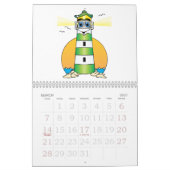 Cartoon Lighthouse-Kalender Kalender (Mär 2027)