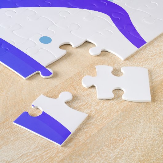 Cartoon Lila Octopus Tier Puzzle (Seite)