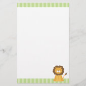 Cartoon Lion Briefpapier (Vorderseite)