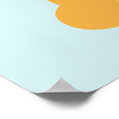 Cartoon Lion Children's Wall Art Poster (Ecke)