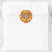 Cartoon Lion Face Wildlife Stickers (Tasche)