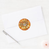 Cartoon Lion Face Wildlife Stickers (Umschlag)