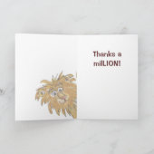 Cartoon Lion Grußkarte Dankeskarte (Innenseite)