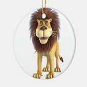 Cartoon Lion Keramik Ornament (Links)