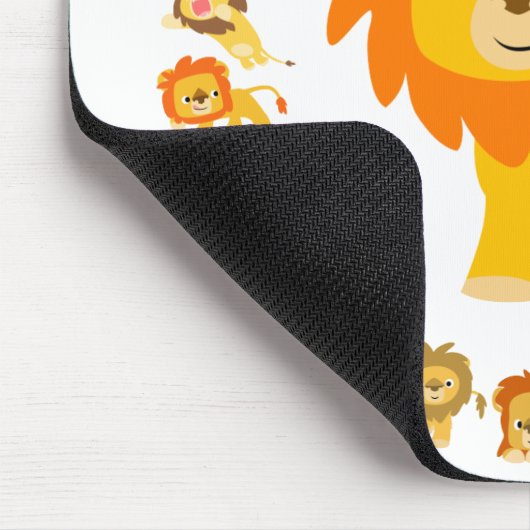 Cartoon Lion Mandala mousepad (Ecke)