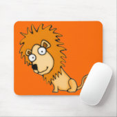 Cartoon Lion Mousepad (Mit Mouse)