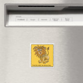 Cartoon Lion Personalisierte Magnete Magnet (In Situ (Geschirrspüler))