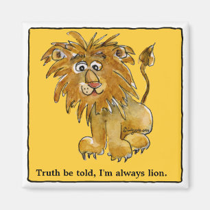 Cartoon Lion Personalisierte Magnete Magnet