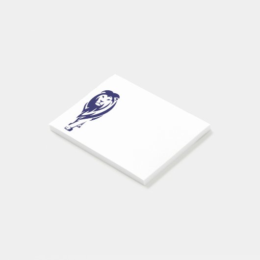 Cartoon Lion Post-it Klebezettel (angewinkelt)