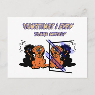 Cartoon Lion Postkarte