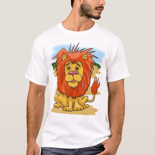 Cartoon Lion T-Shirt (Vorderseite)