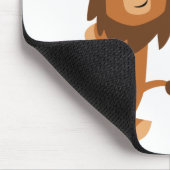 Cartoon Lion und Lioness tanzen Mousepad (Ecke)