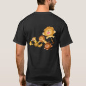 Cartoon Lions' Parade T - Shirt (hinten) (Rückseite)