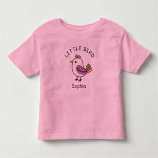 CARTOON LITTLE BIRD personalize this template Kleinkind T-shirt