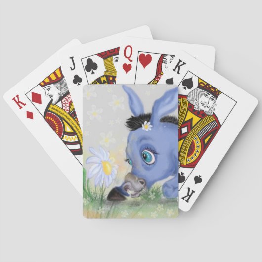 Cartoon "Little Donkey and Daisy Playing Cards" Spielkarten (Rückseite)