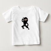 Cartoon Little Ninja Krieger Baby T-shirt (Vorderseite)
