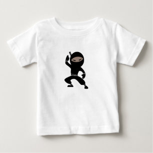 Cartoon Little Ninja Krieger Baby T-shirt