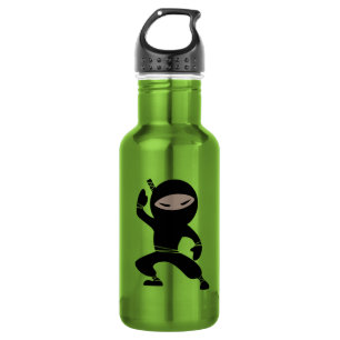 Cartoon Little Ninja Krieger Edelstahlflasche