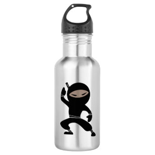 Cartoon Little Ninja Krieger Edelstahlflasche