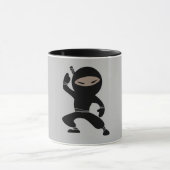 Cartoon Little Ninja Krieger Tasse (Zentrum)