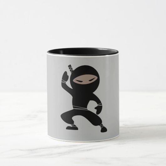 Cartoon Little Ninja Krieger Tasse (Zentrum)