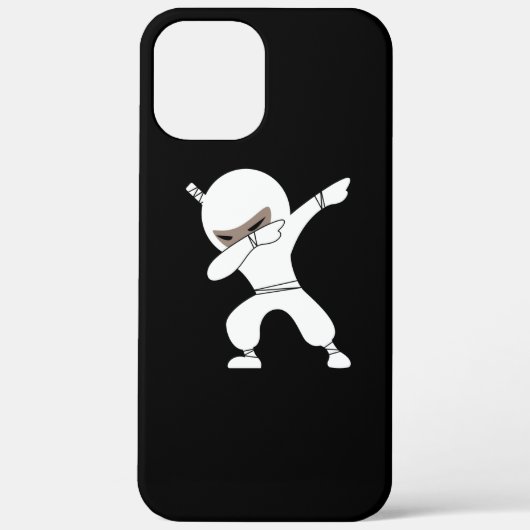 Cartoon Little Ninja Warrior Case-Mate iPhone Hülle (Rückseite)