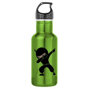 Cartoon Little Ninja Warrior Edelstahlflasche