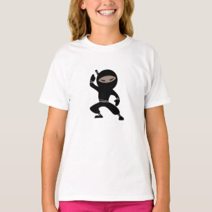 Cartoon Little Ninja Warrior T-Shirt