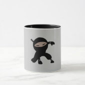 Cartoon Little Ninja Warrior Tasse (Zentrum)