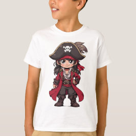 Cartoon Little Pirate Kindergeburtstag T-Shirt