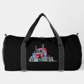 Cartoon LKW "Big Rig" Duffle Bag (Rückseite)