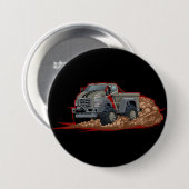 Cartoon-LKW Button (Vorne & Hinten)