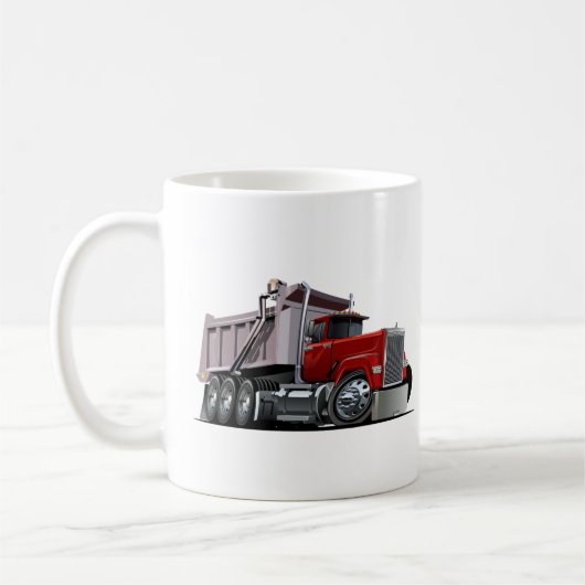 Cartoon LKW Kaffee Tasse (Links)