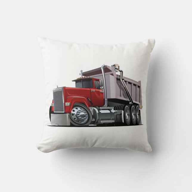 Cartoon LKW Kissen (Vorderseite)