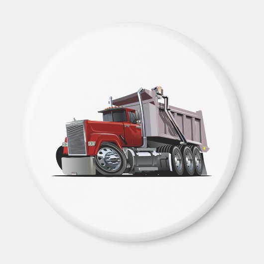 Cartoon-LKW-Magnet Magnet (Vorne)