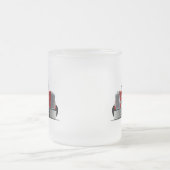 Cartoon LKW mattierte Tasse (Mittel)