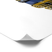 Cartoon-LKW-Plakat Poster (Ecke)