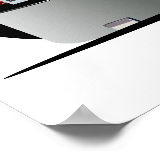 Cartoon-LKW-Plakat Poster (Ecke)