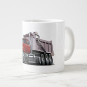 Cartoon LKW Riesenkaffee Tasse (Vorderseite Rechts)