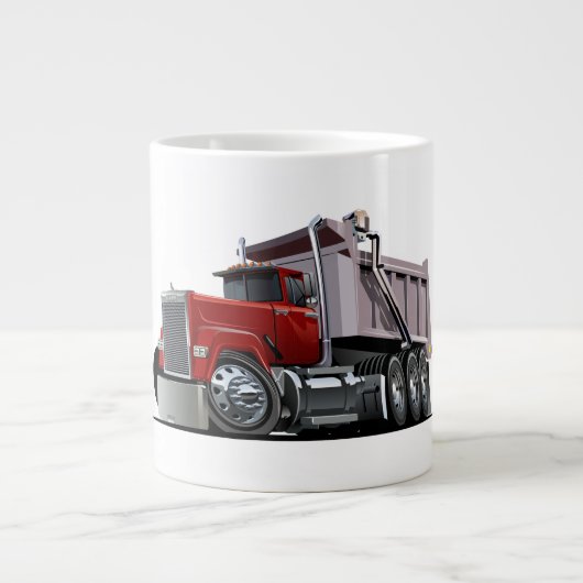 Cartoon LKW Riesenkaffee Tasse (Vorderseite)