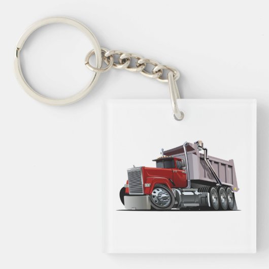 Cartoon LKW Schlüsselanhänger (Vorderseite)
