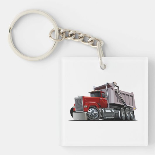 Cartoon LKW Schlüsselanhänger (Vorderseite)