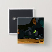 Cartoon Lucy Button (Vorne & Hinten)