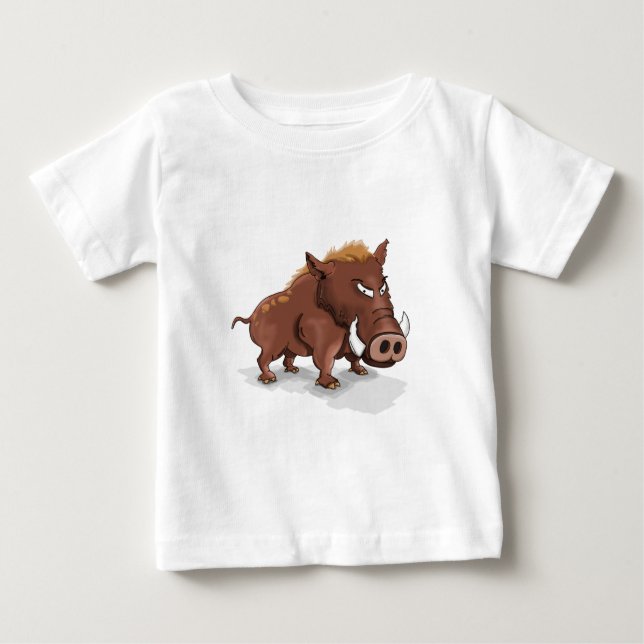 Cartoon lustige Späße Baby T-shirt (Vorderseite)